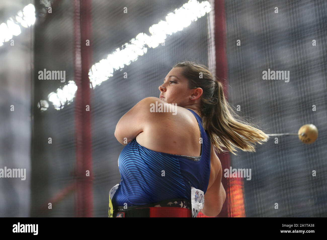 Duoha, Qatar. 28th Sep, 2019. DeAnna Price of the United States