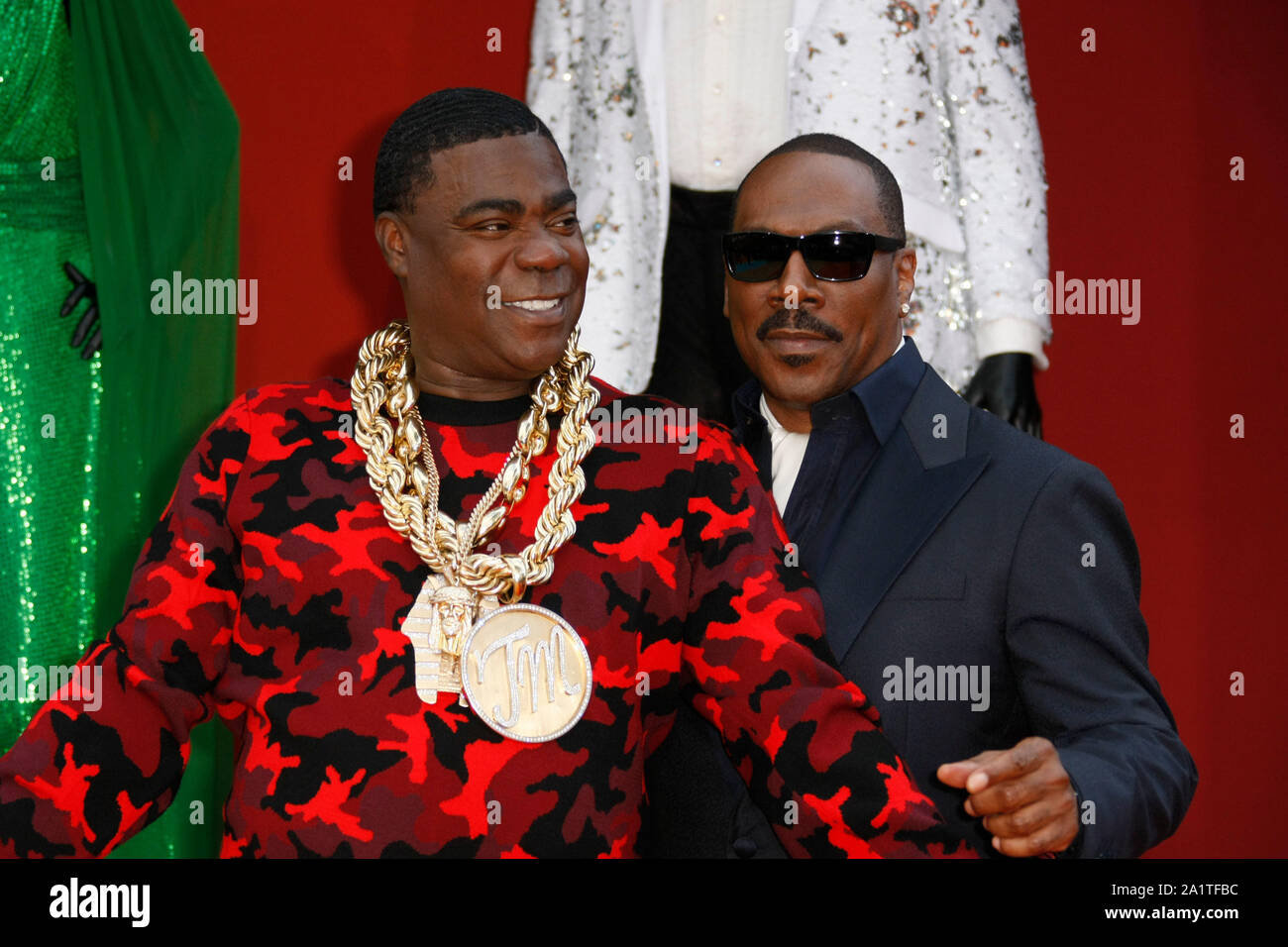 Los Angeles, CA. 28th Sep, 2019. Tracy Morgan and Eddie Murphy attend