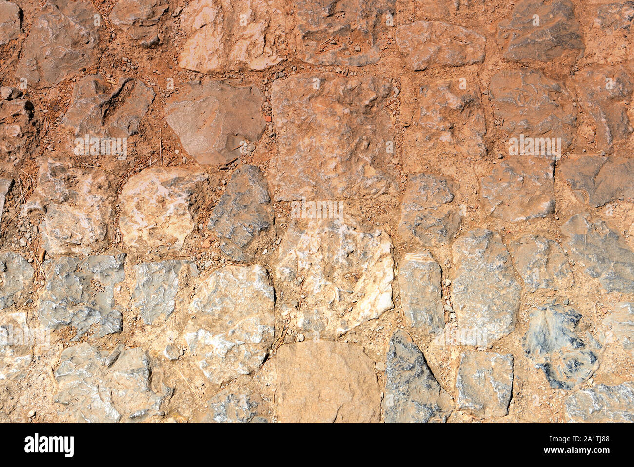 Old stone footpath close up. Abstract background Stock Photo - Alamy