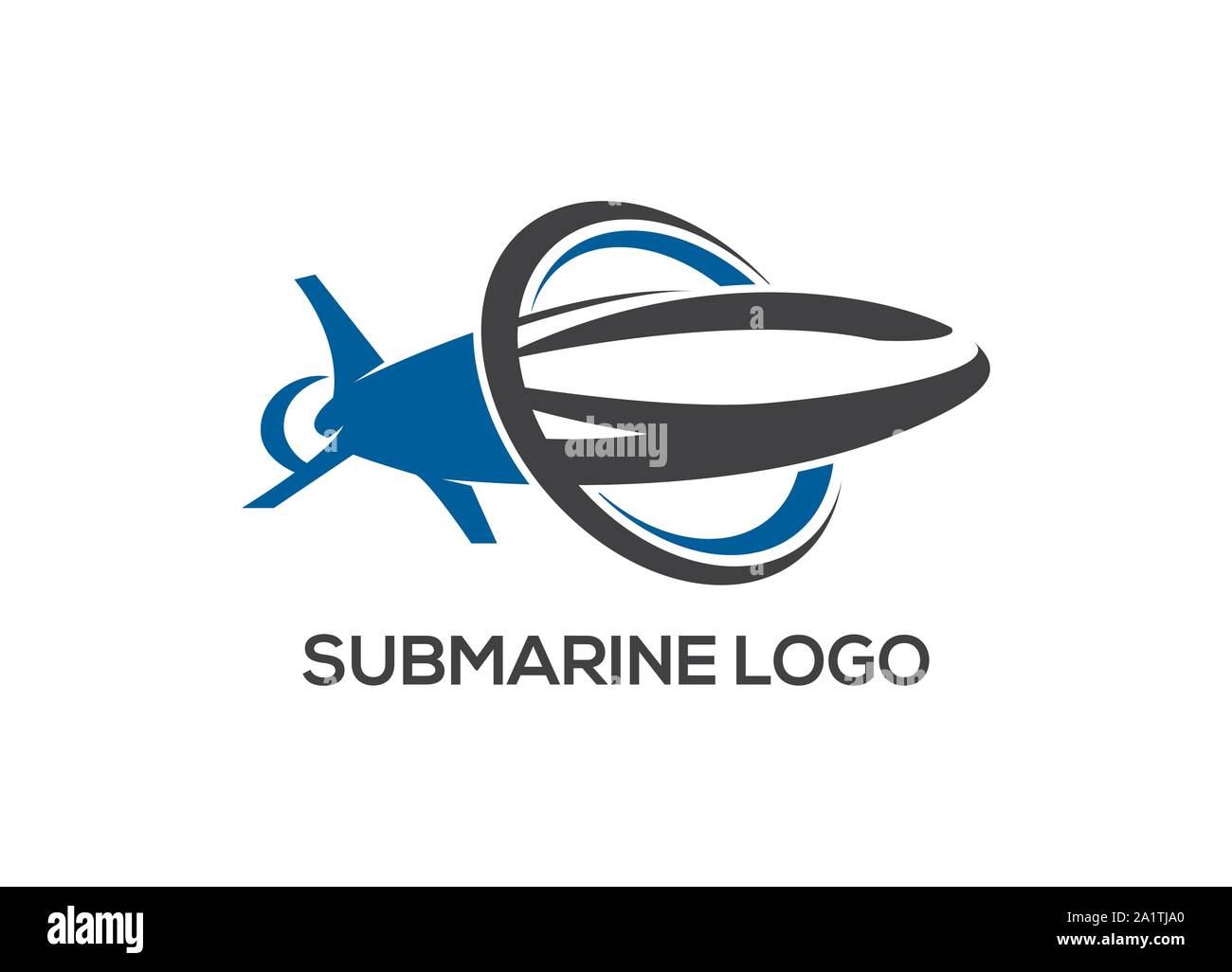 Vector sign black submarine in simplified form, A military submarine, a speedboat, a pleasure boat, and a spirit boat.Ships and water transport Stock Vector