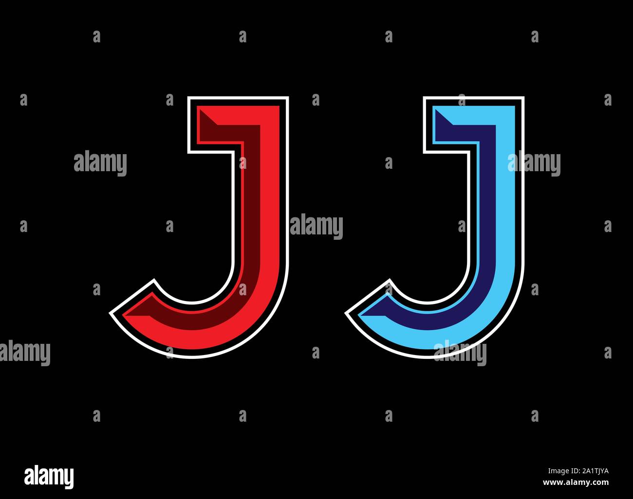 3 D letter logo, colorful logo Stock Vector Image & Art - Alamy