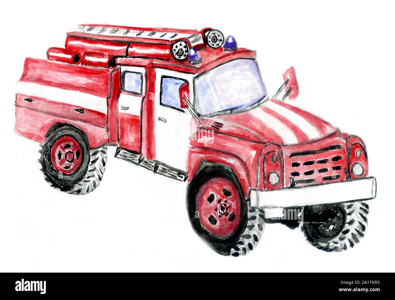 Fire engine red paint Cut Out Stock Images & Pictures Alamy