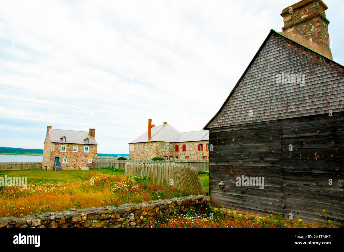 Fort Louisbourg Nova Scotia Canada Stock Photo Alamy