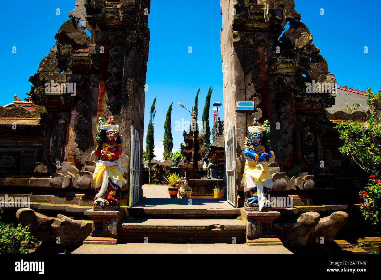 Ulun Danu Batur Temple - Bali - Indonesia Stock Photo