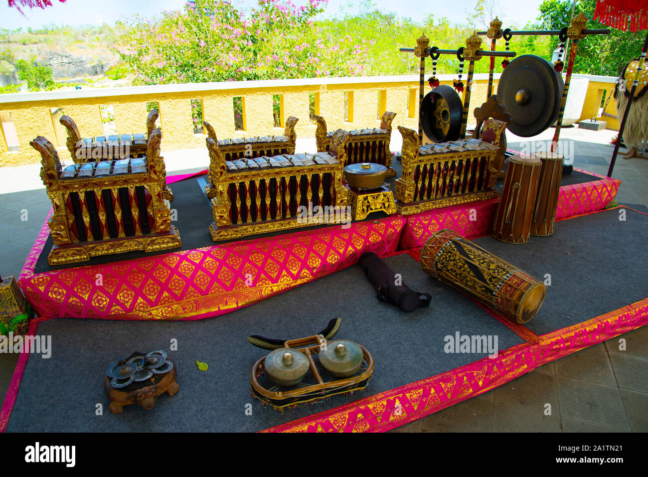 Traditional Music Instruments - Indonesia Stock Photo - Alamy