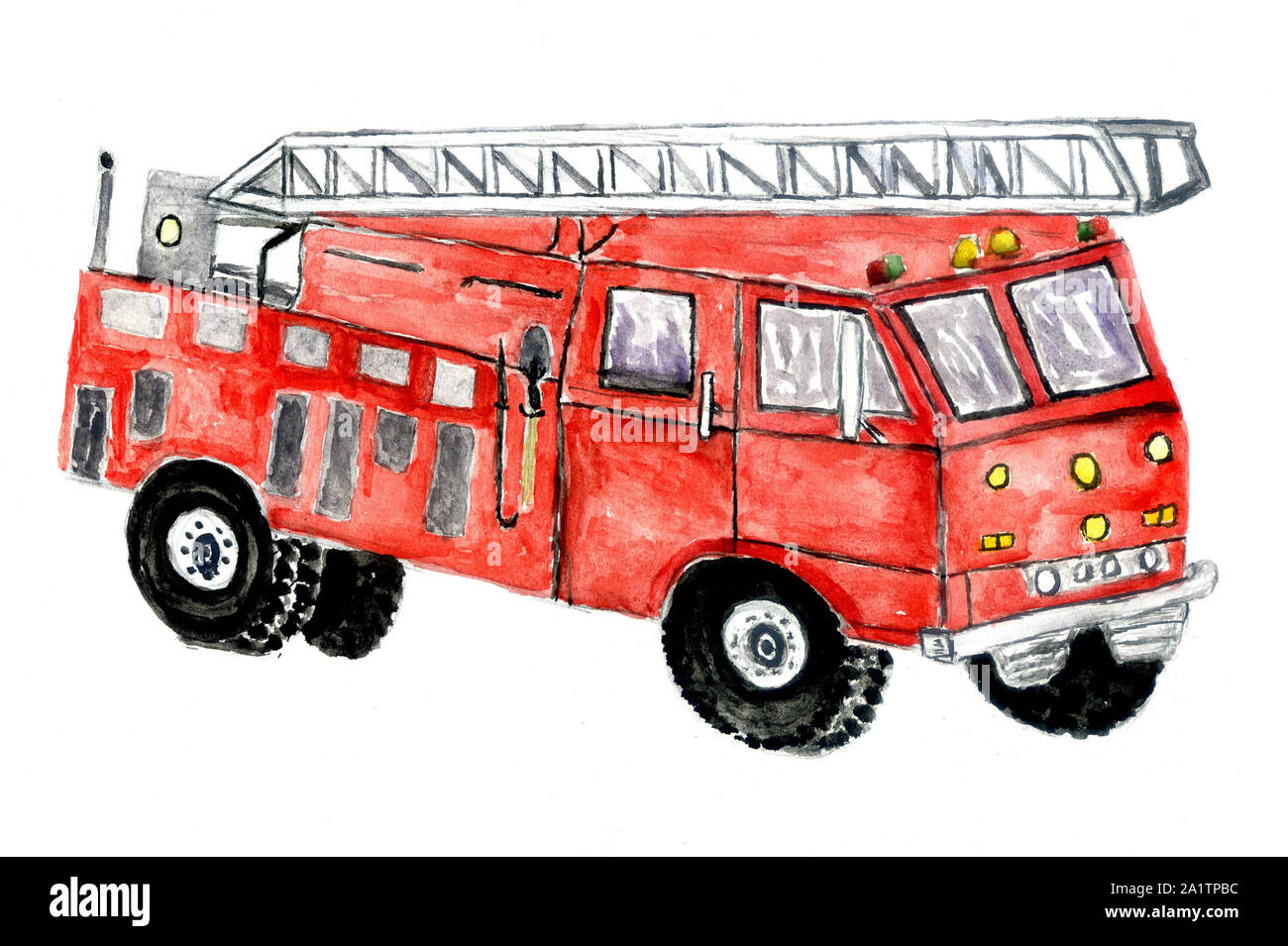 Fire engine red paint Cut Out Stock Images & Pictures Alamy
