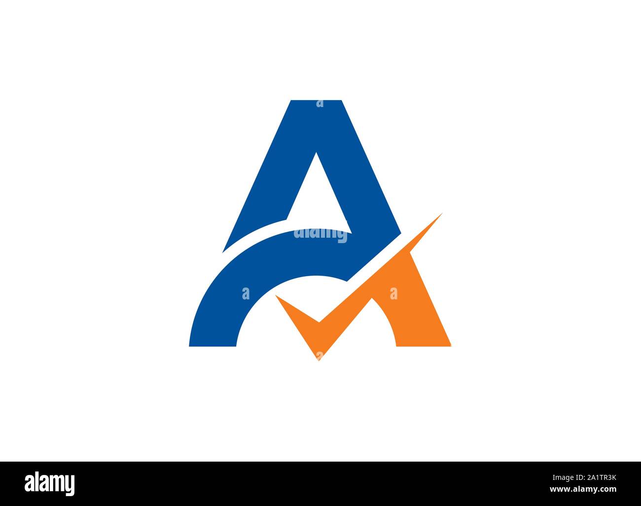 A letter logo , Letter mark logo design Stock Vector Image & Art - Alamy