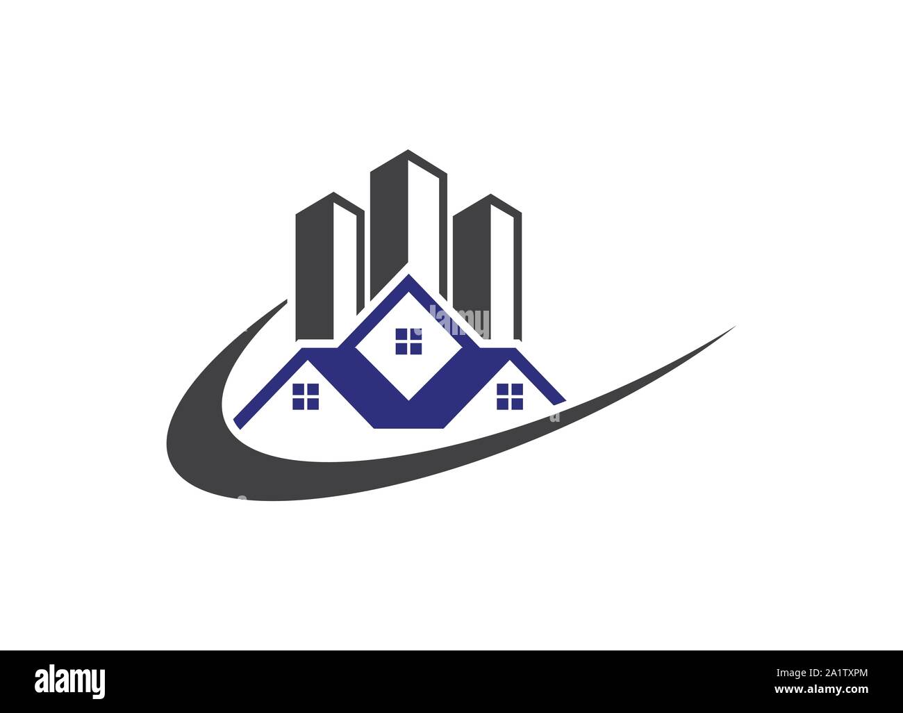 Real Estate Vector Logo Design Home Logo Mortgage Logo Building Construction Logo Design Stock Vector Image Art Alamy
