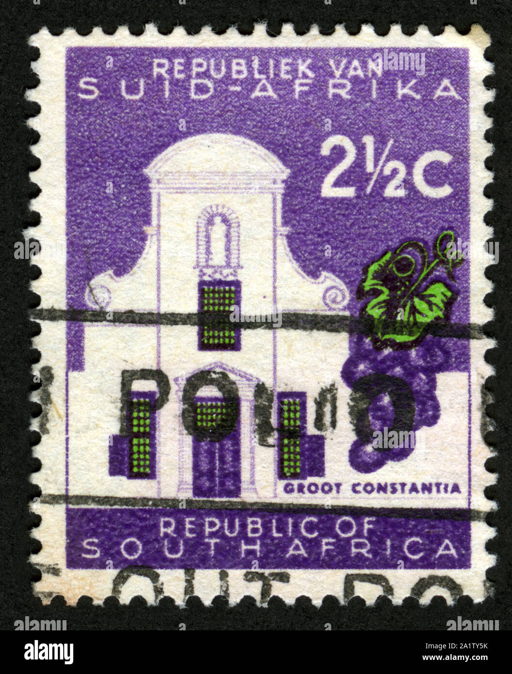 Stamp print in South Africa,Groot Constantia Stock Photo Alamy