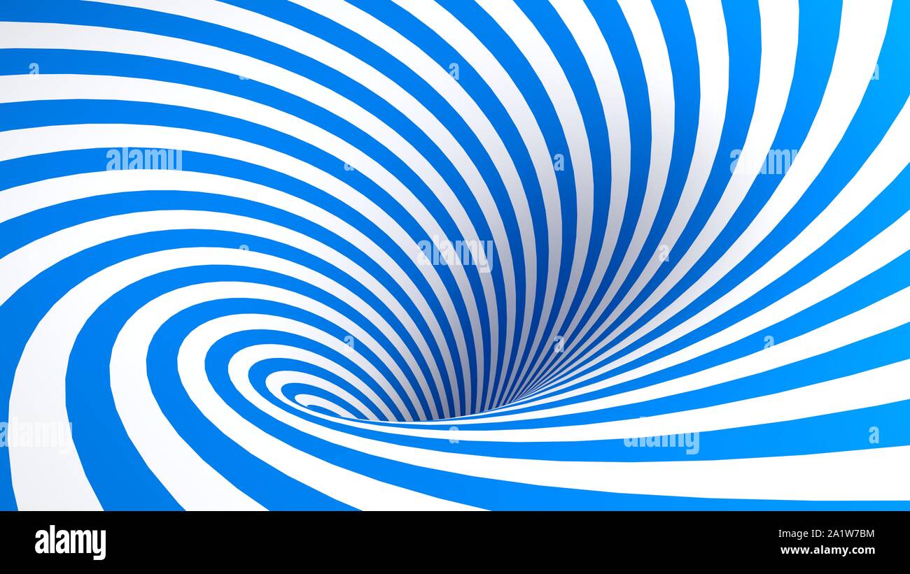 blue and White spiral background - 3D rendering illustration Stock ...