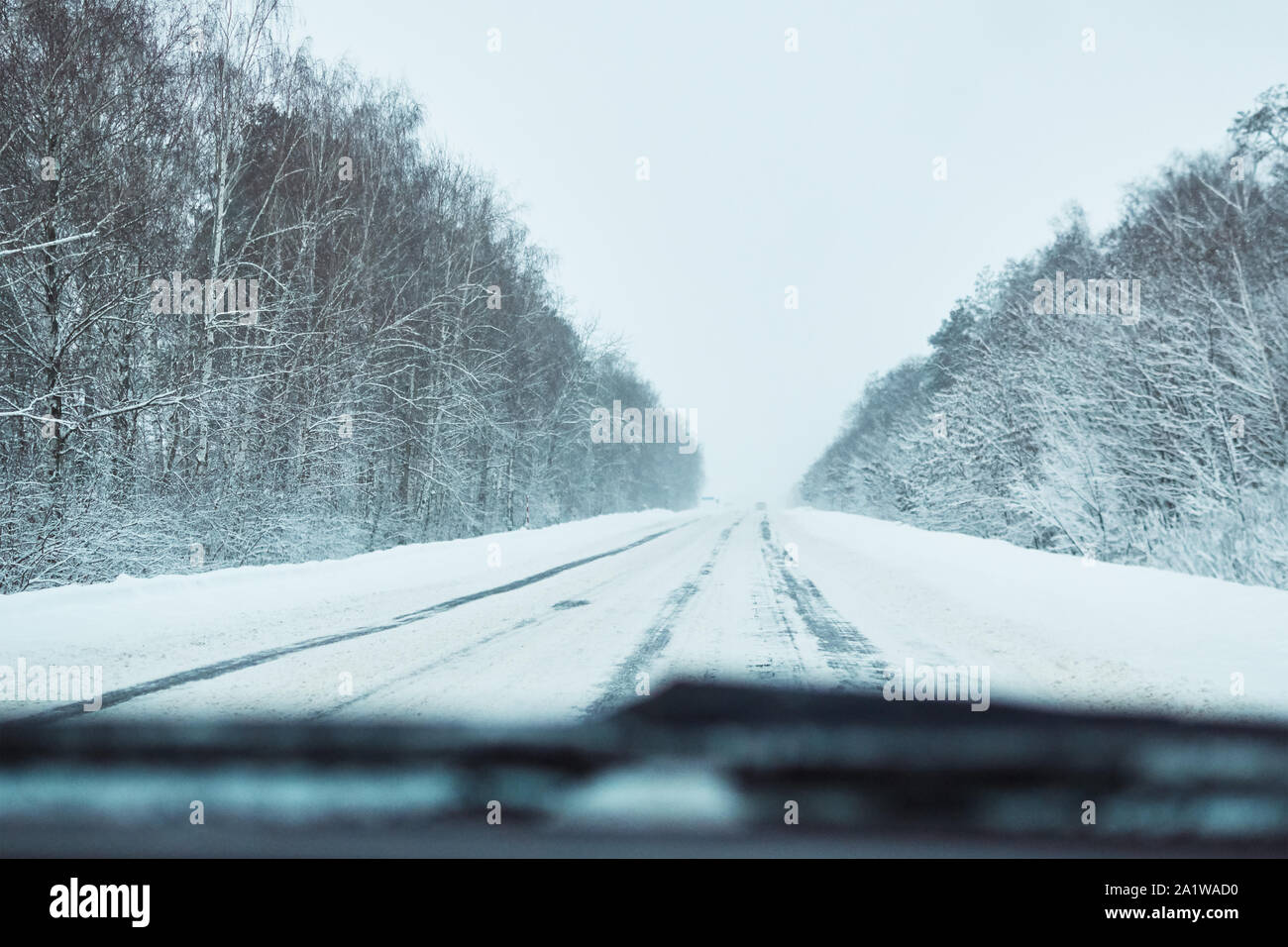 Car track rear view hi-res stock photography and images - Alamy