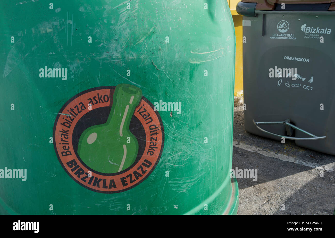 Spanish recycling bins spain hires stock photography and images Alamy