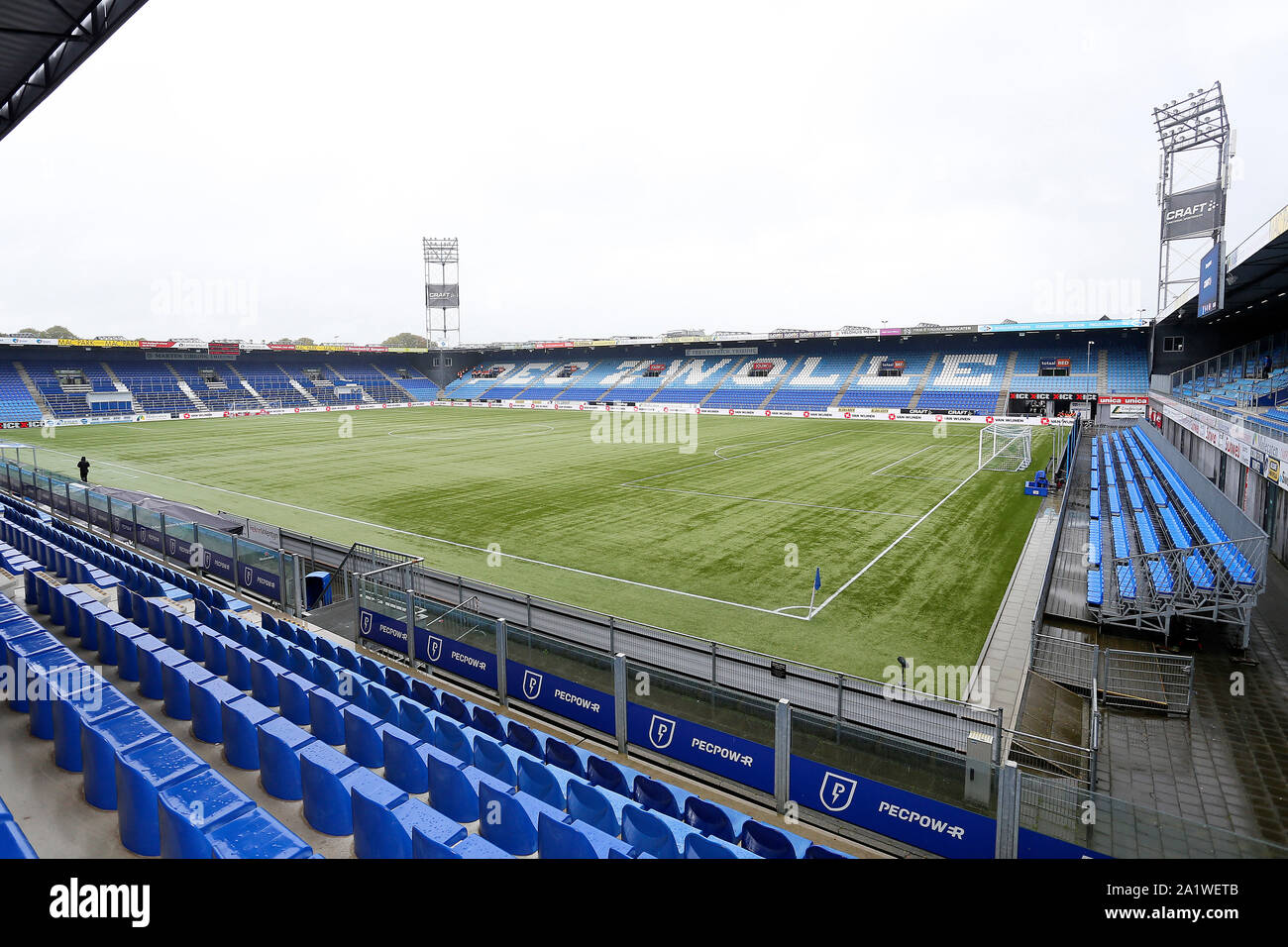 Zwolle Netherlands 29th Sep 2019 Zwolle 29 09 2019 Mac3park Stadium Season 2019 2020 Dutch Eredivisie Stadium Overview During The Match Pec Zwolle Psv Credit Pro Shots Alamy Live News Stock Photo Alamy
