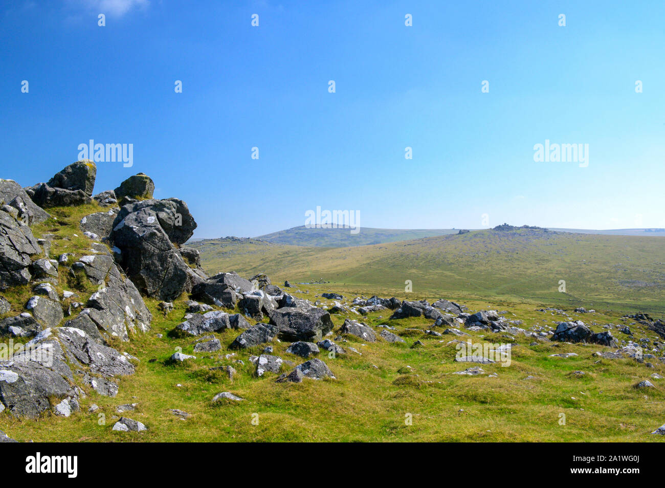 Yes Tor, Dartmoor, Devon Stock Photo