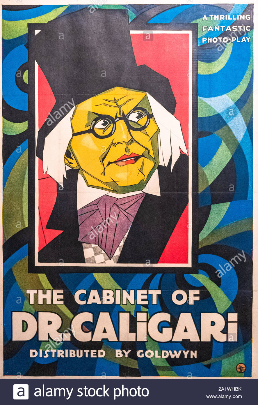 Toronto Canada The Cabinet Of Dr Caligari Original Poster Of