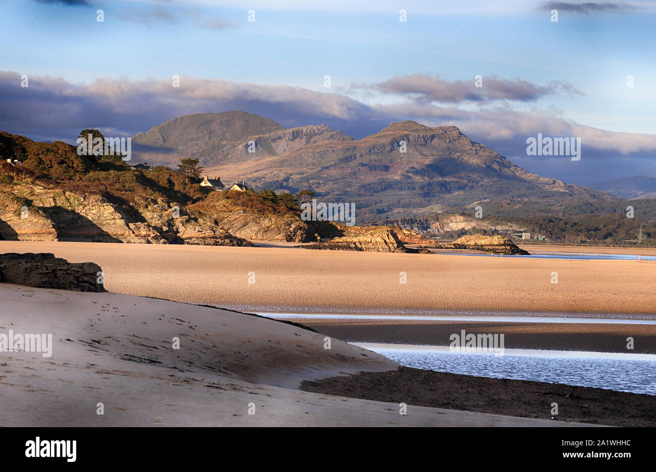 Black Rock Sands Porthmadog Stock Photo Alamy