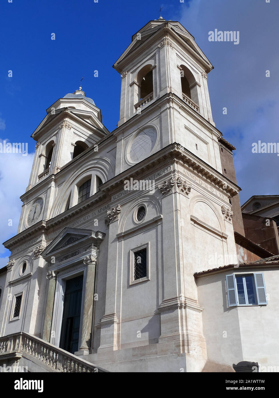 Church of the Santissima Trinità dei Monti, Trinità dei Monti, Rome ...