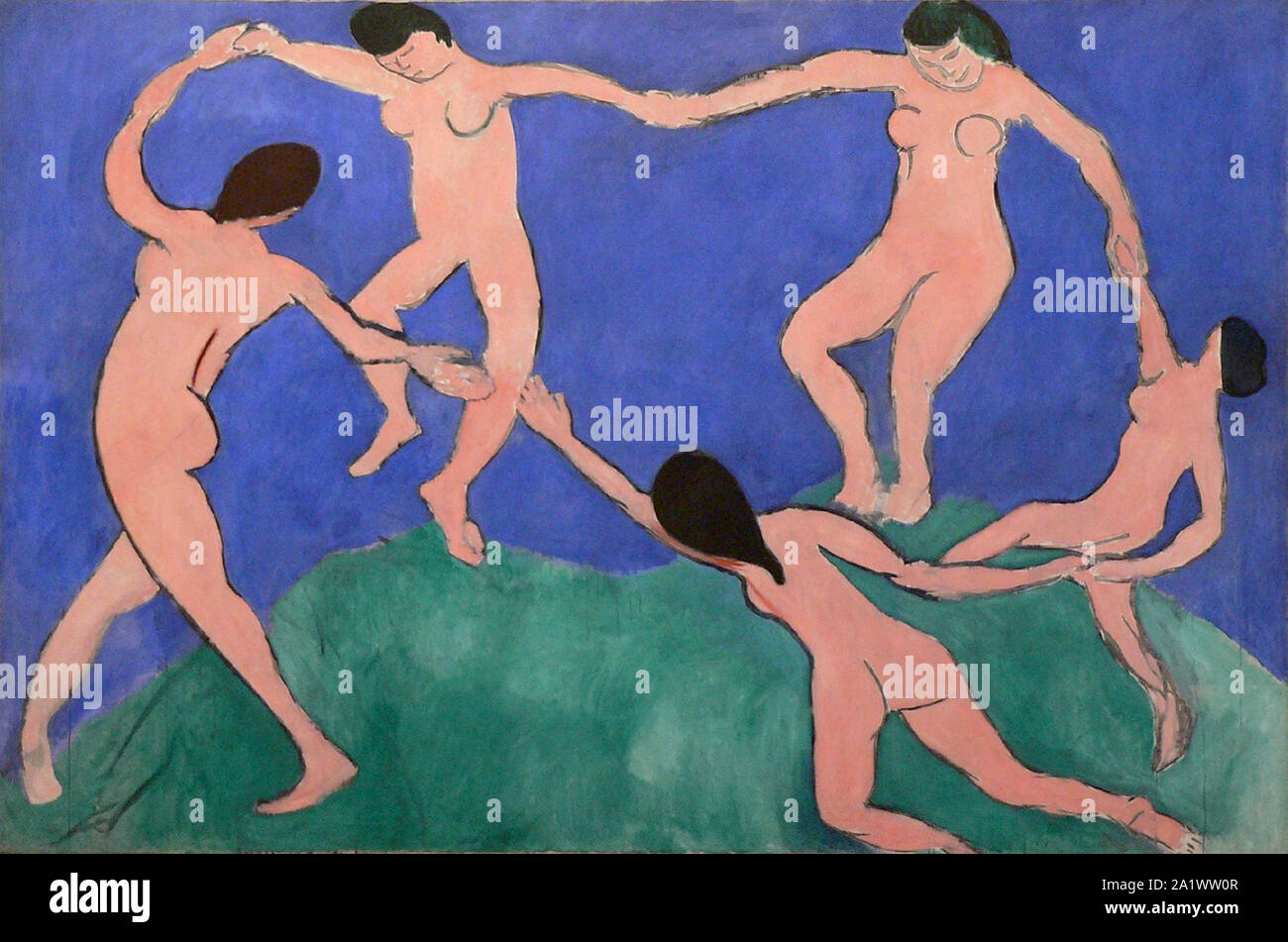 The Dance I, by Henri Matisse, 1909 Stock Photo