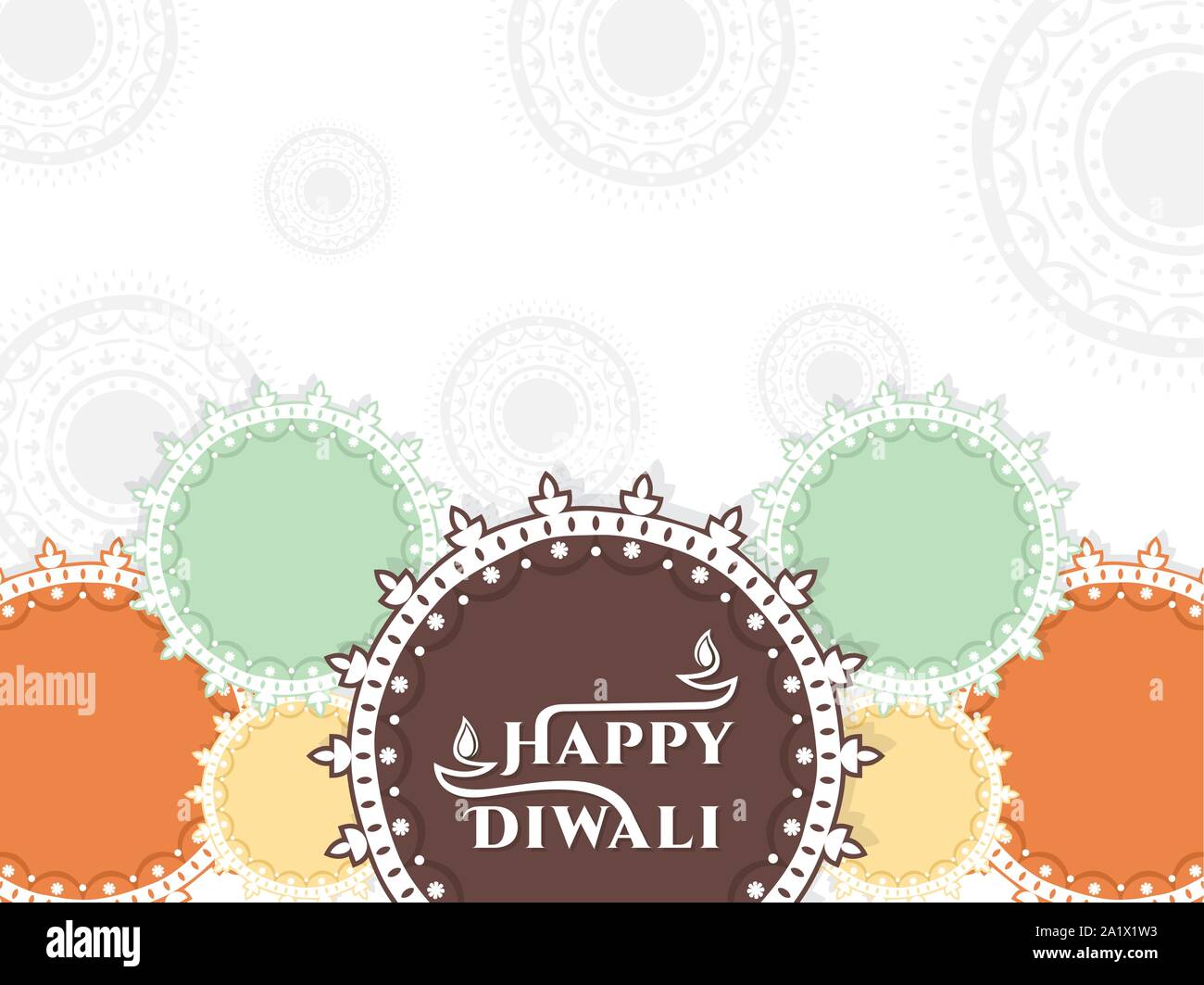 Diwali festival of light in india. creative diwali greeting card ...