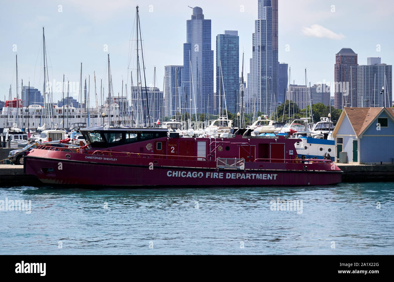 Chicago Fire Department Boat High Resolution Stock Photography and ...