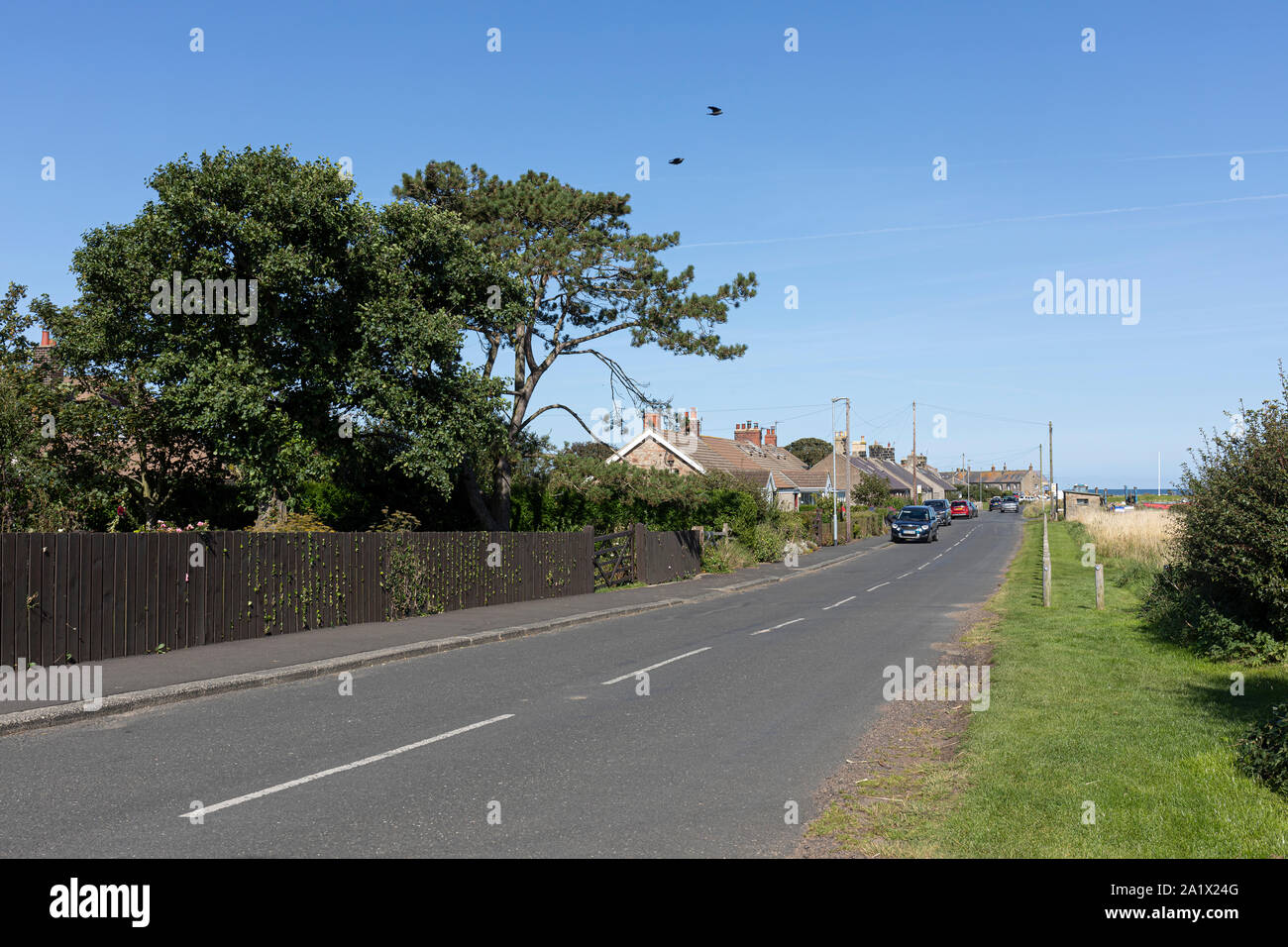 Boulmer Northumberland Stock Photo