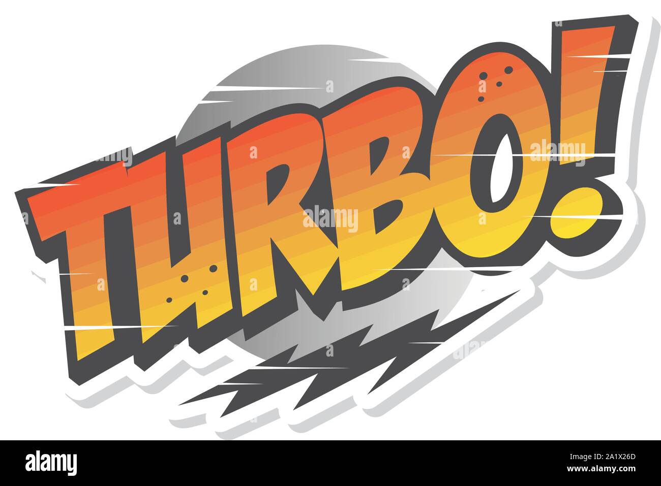 booster turbo sign icon logo theme vector art Stock Vector Image