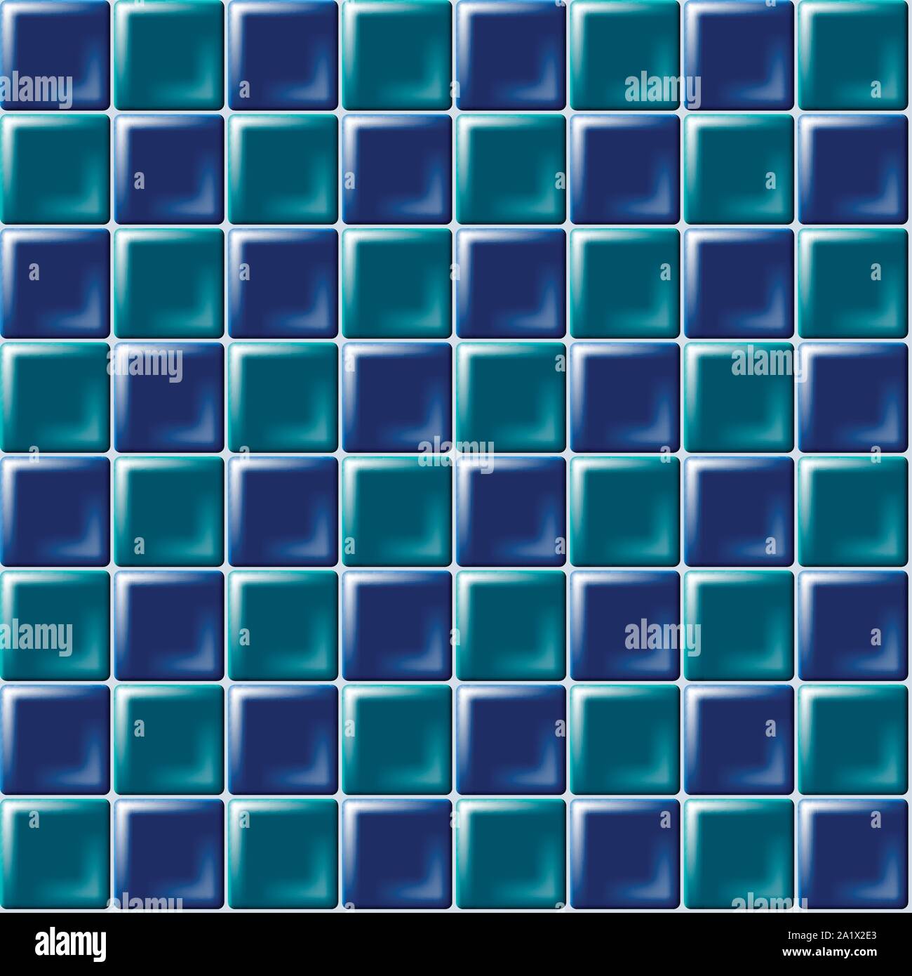 Seamless pattern with ceramic tiles Stock Vector