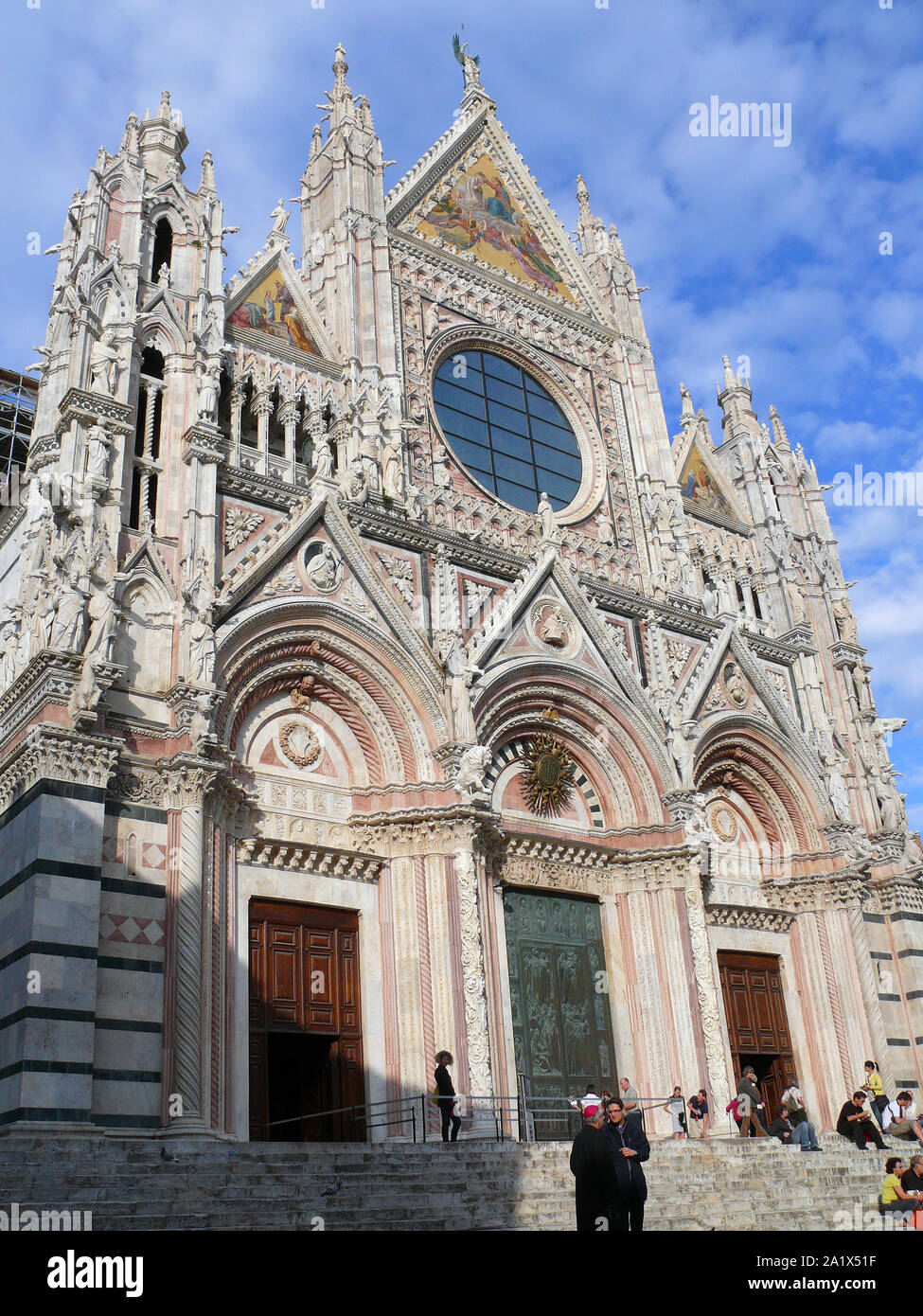 Metropolitan Cathedral of Saint Mary of the Assumption, Cattedrale Metropolitana di Santa Maria Assunta, Siena, Tuscany, Toscana, Italy, Europe Stock Photo
