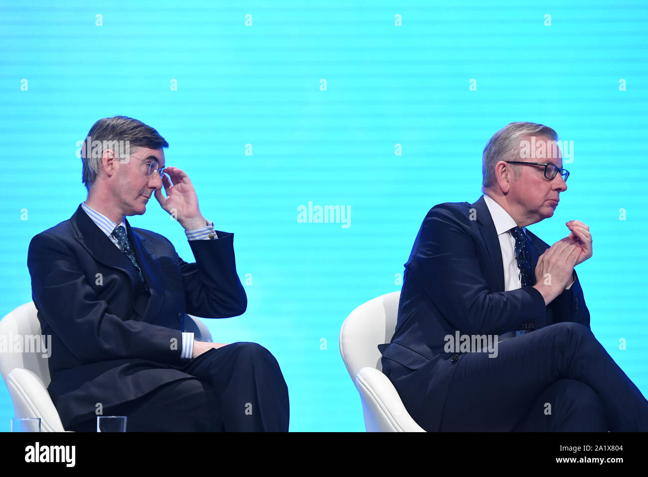 Leader of the House of Commons Jacob ReesMogg (left) and Chancellor of