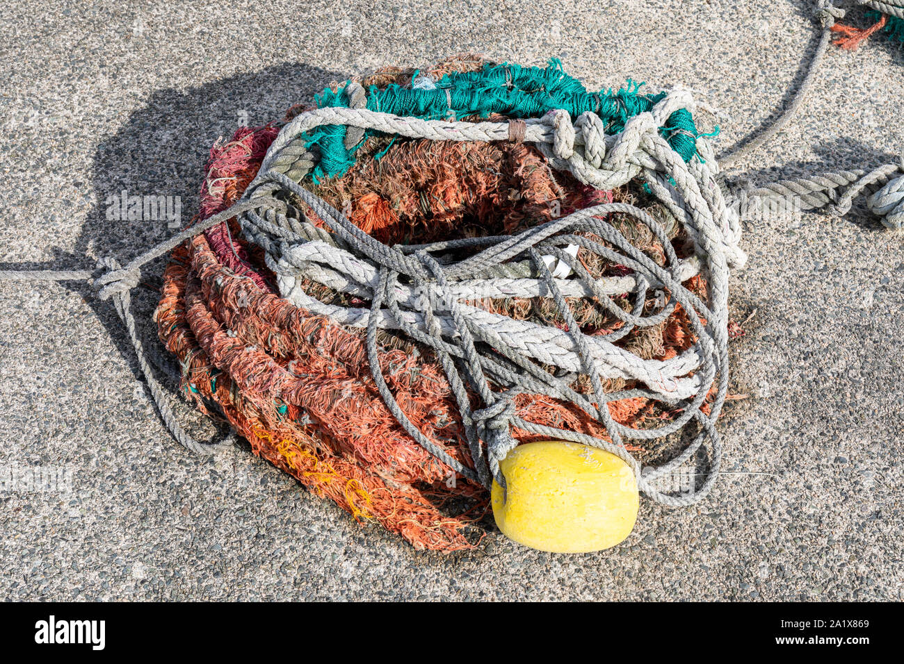 Rope; Chigocho, Shimane Prefecture, Japan Stock Photo