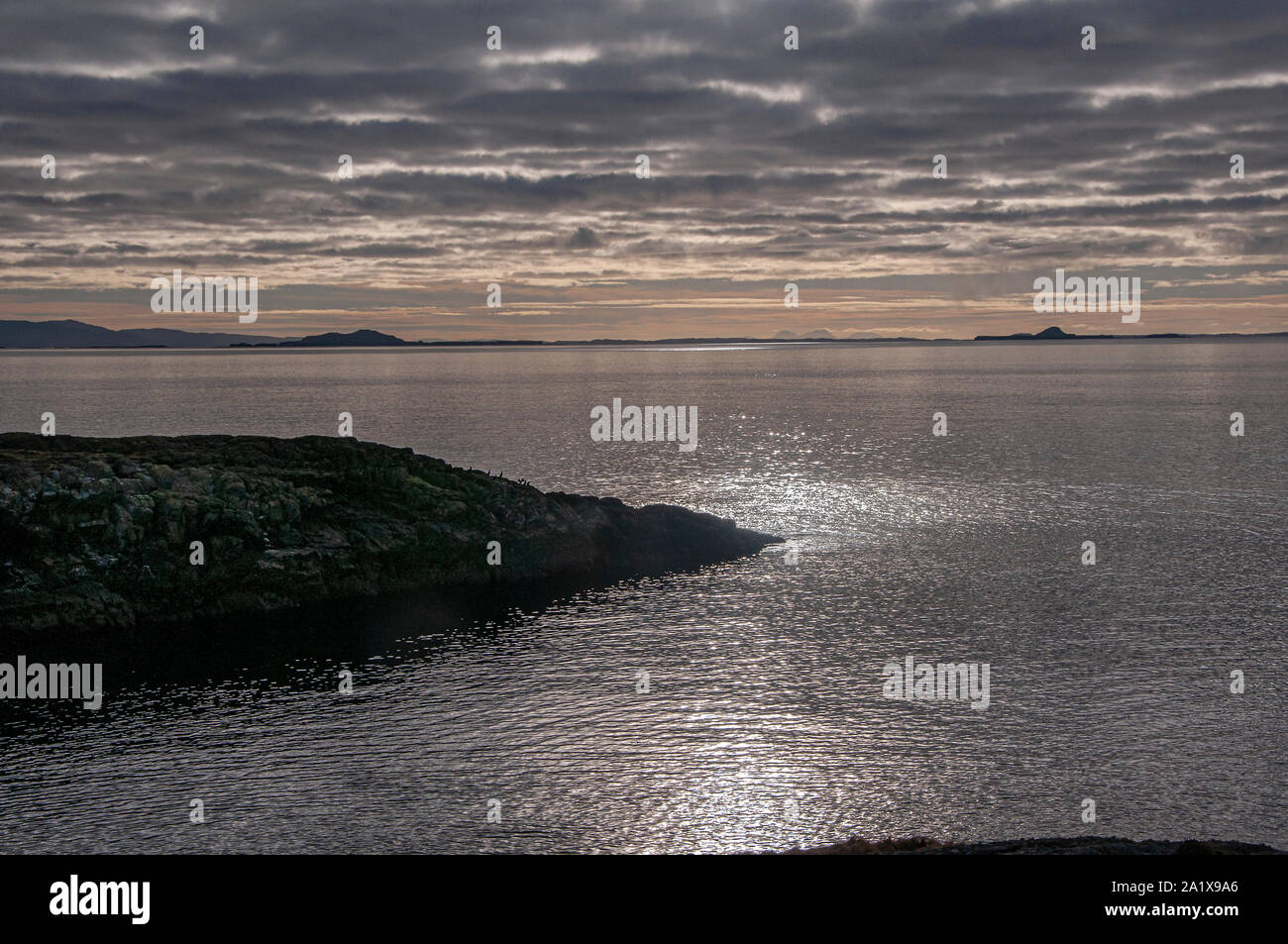 Coastal landscapes, Isle of Coll, Inner Hebrides, Scotland Stock Photo