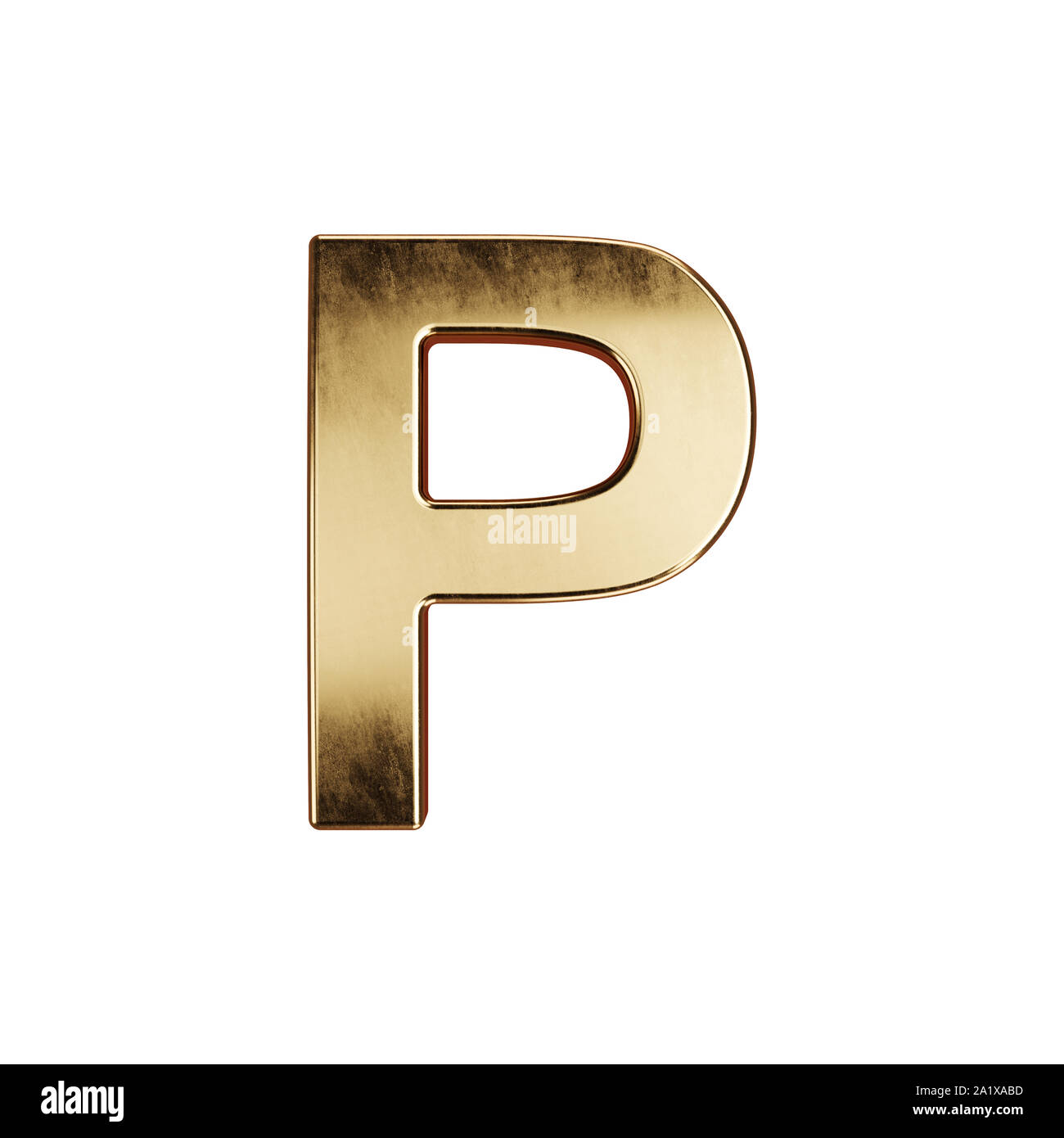 Poster Fire alphabet letter P 