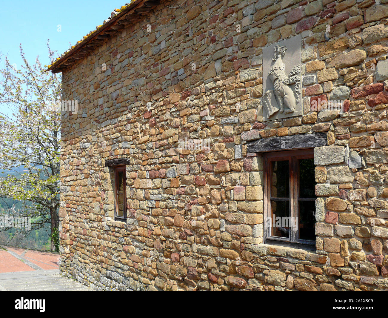 Birthplace of Leonardo da Vinci Vinci Tuscany Toscana Italy Europe