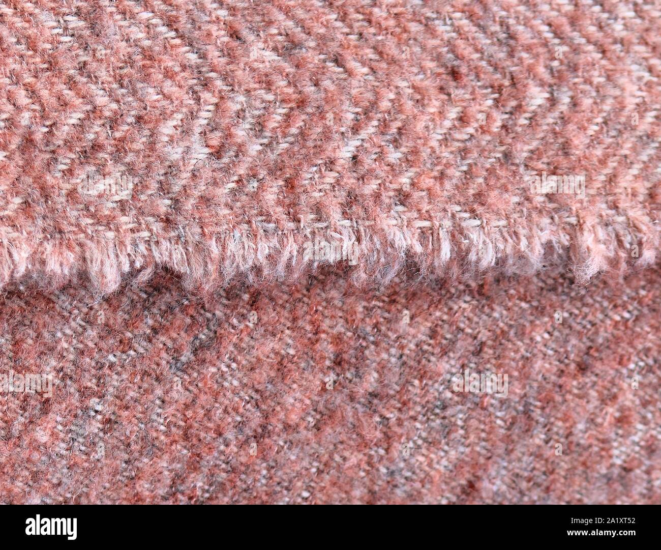 Colorful detailed fabric textures of different cloth types in a close