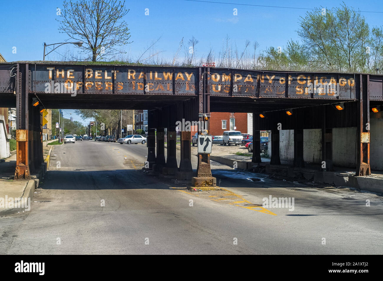 Railroad right of way Stock Photo Alamy