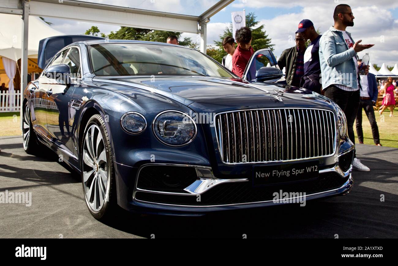 New Bentley Flying Spur W12 On Show At The 2019 Salon Prive At Blenheim Palace Oxfordshire Stock Photo Alamy
