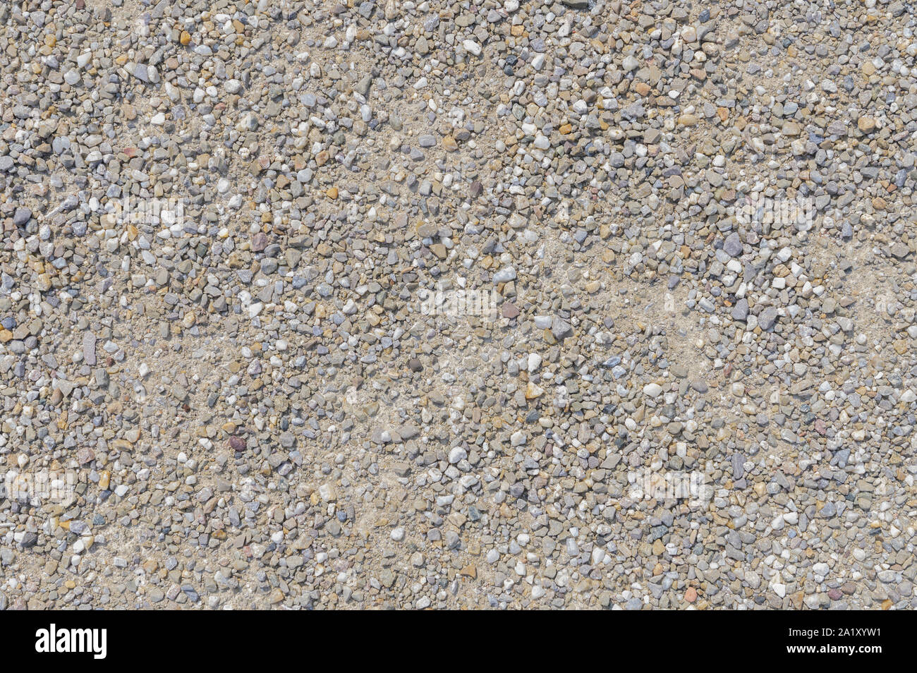 ground stone bright background of many small stones. closeup of 
