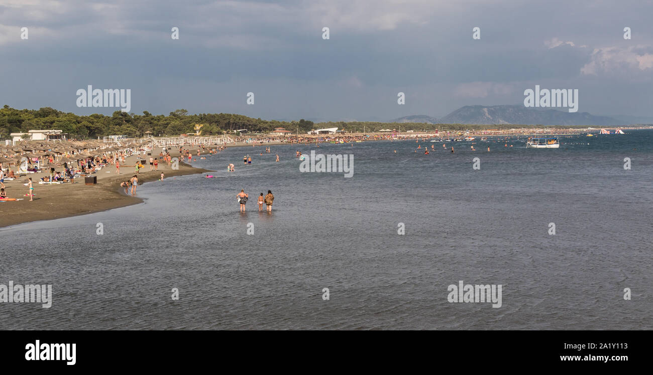 Velika Plaza (Long Beach), Montenegro Stock Photo - Alamy
