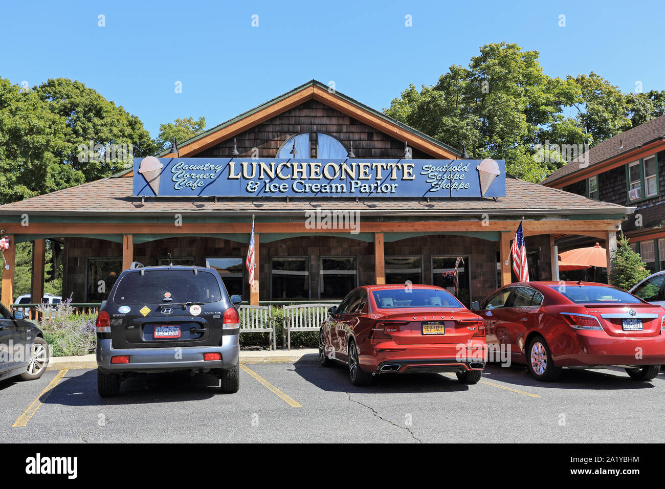 Restaurant north fork of eastern Long Island New York Stock Photo Alamy
