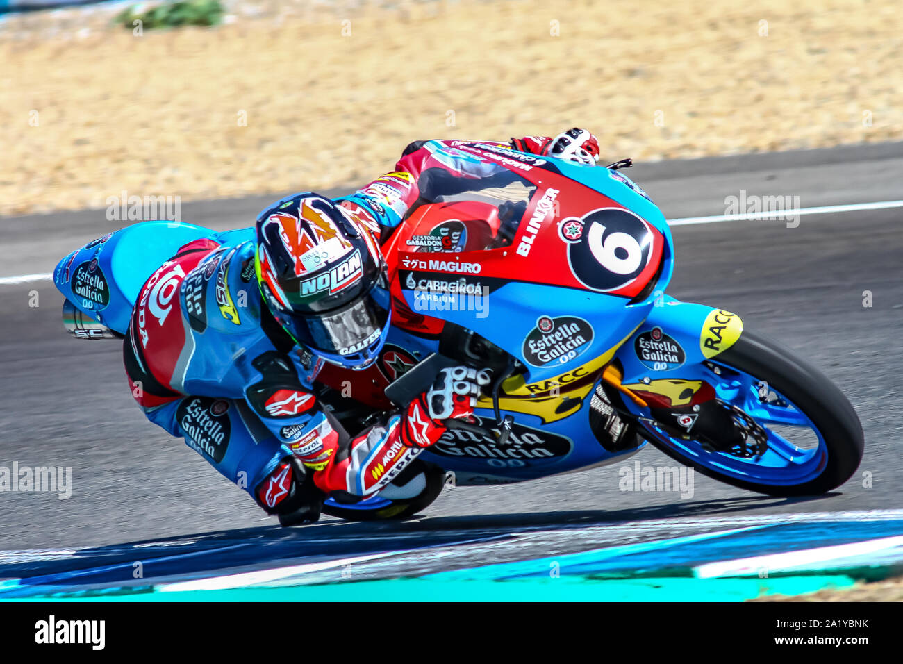 Ryusei Yamanaka #6, Moto 3, winner of the two races on Sunday, FIM CEV  2019, Jerez de la Frontera Stock Photo - Alamy