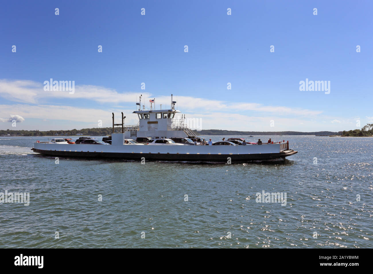 Car ferry Greenport Long Island New York Stock Photo Alamy