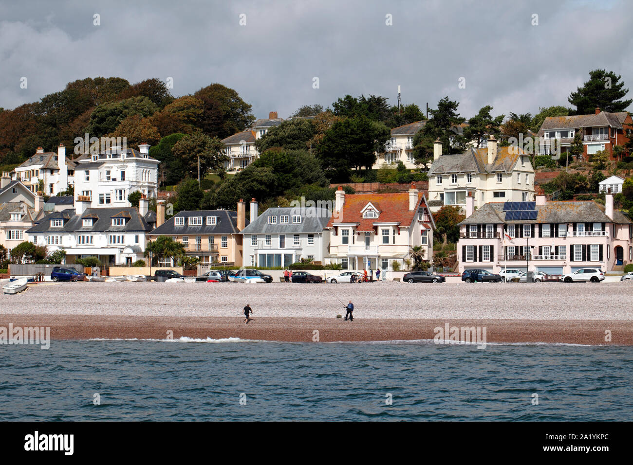 Budleigh Salterton Seafront Stock Photo Alamy