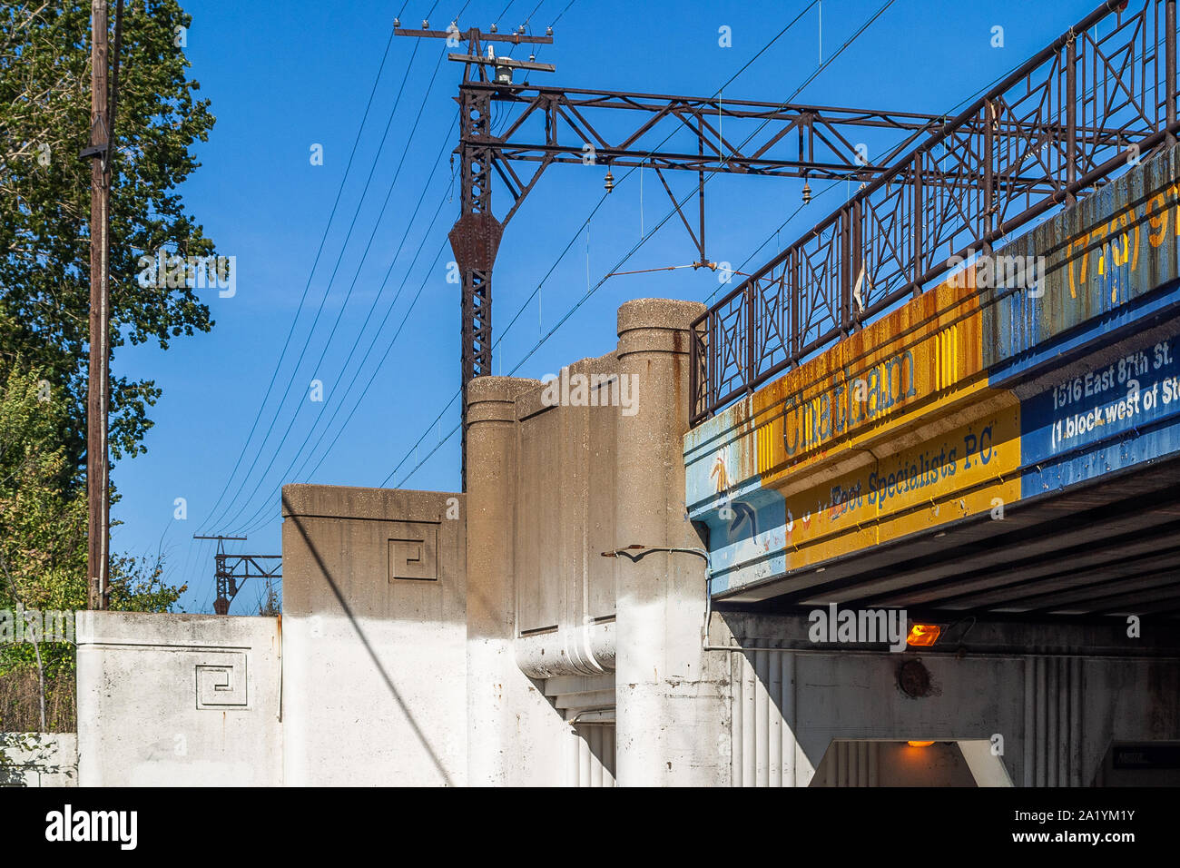 Railroad right of way Stock Photo Alamy