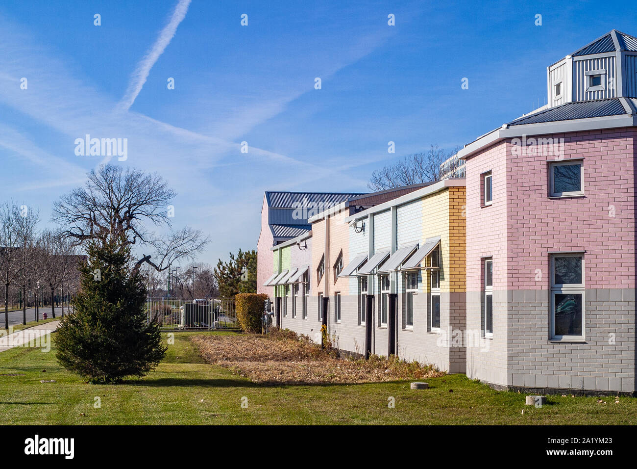 Chicago Childrens Advocacy Center designed by Stanley Tigerman Stock Photo