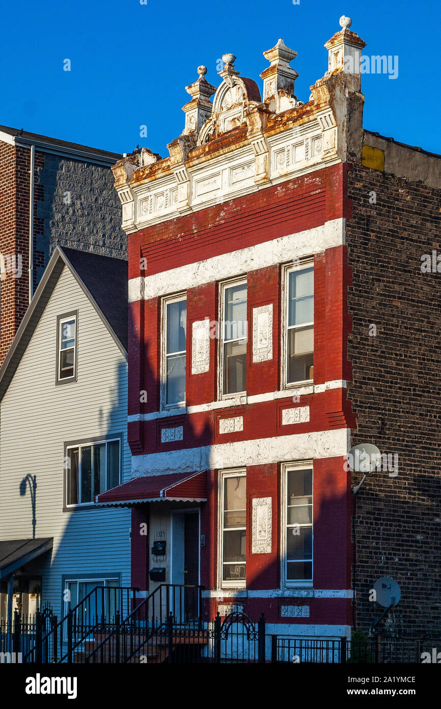 Residential buildings in the Bucktown neighborhood Stock Photo Alamy