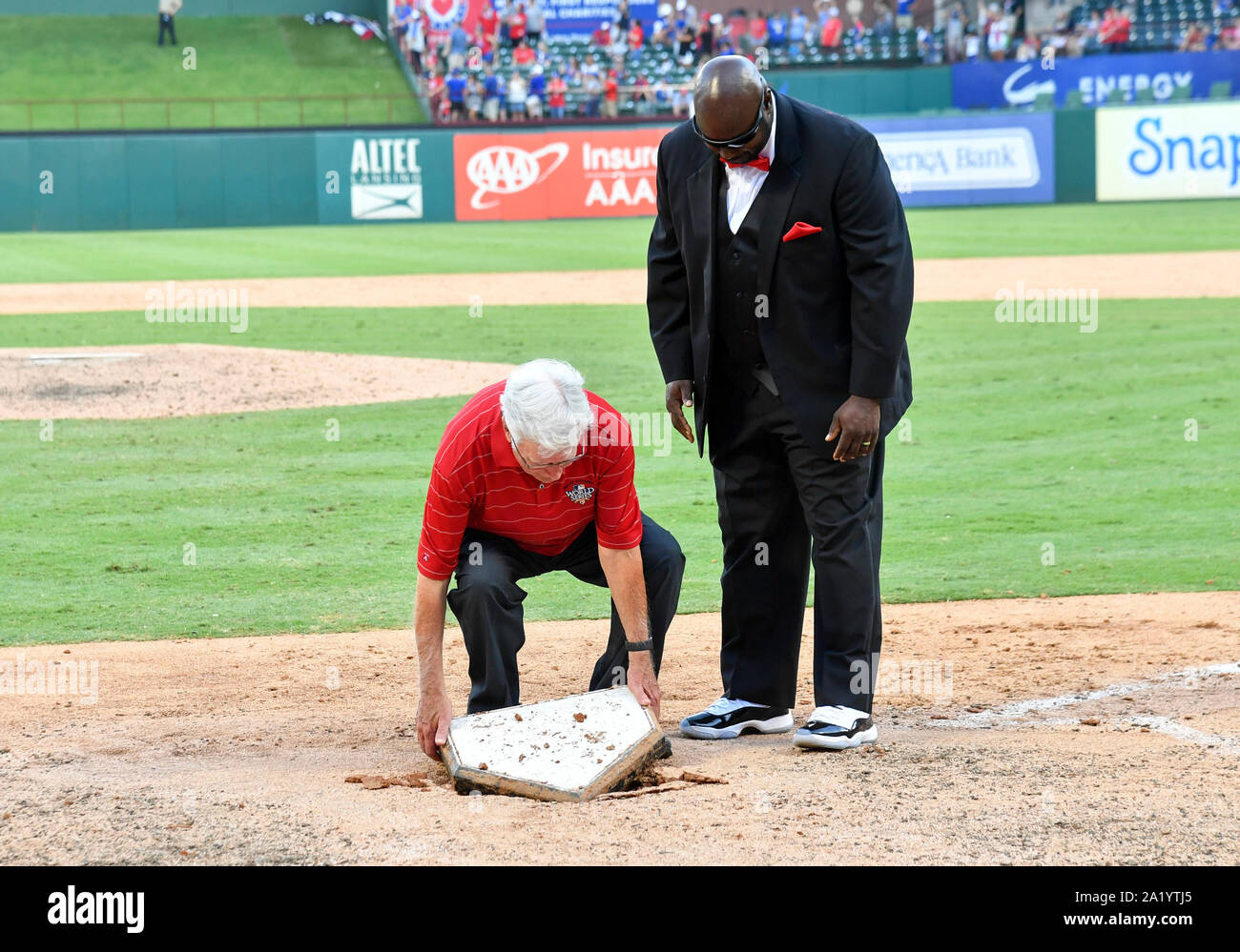 Arlington, Texas, USA. September 29, 2019: Former Texas Ranger