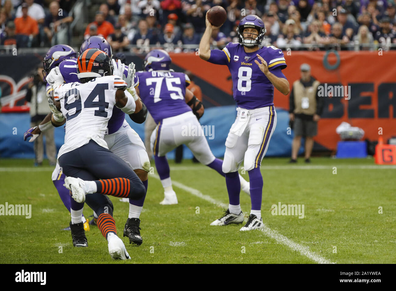 Chicago United States 29th Sep 2019 Minnesota Vikings
