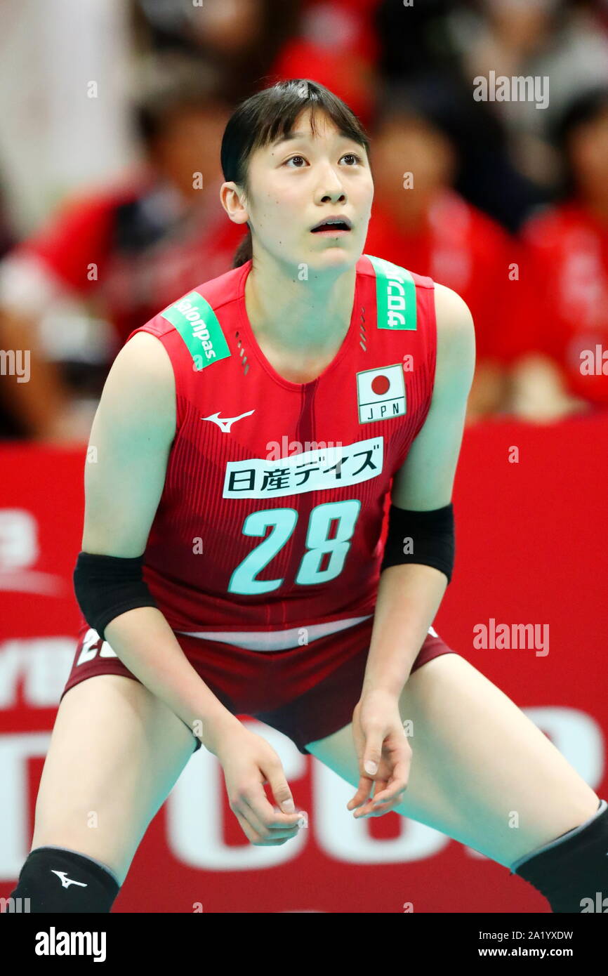 Osaka, Japan. 29th Sep, 2019. Mayu Ishikawa (JPN) Volleyball 2019