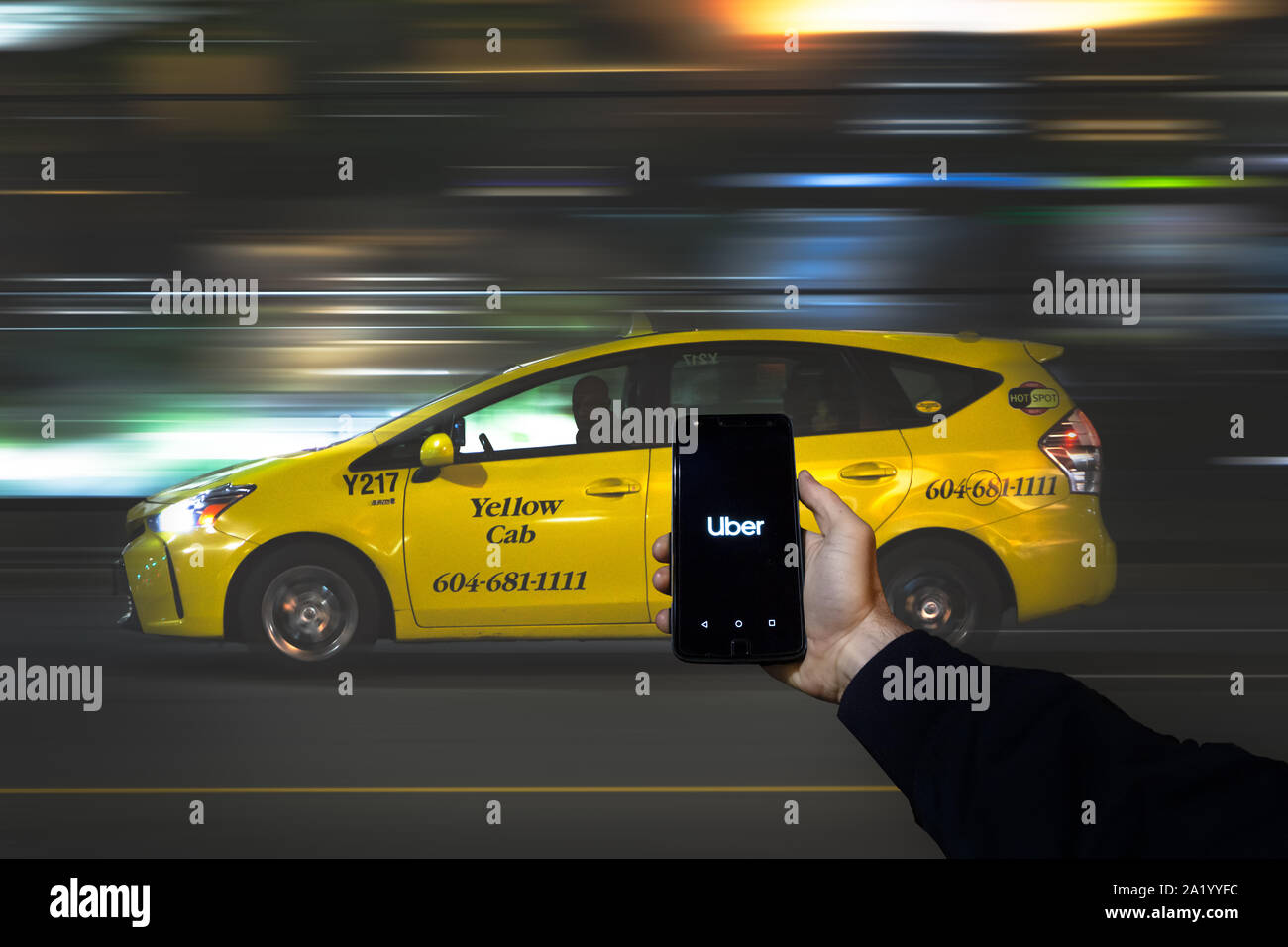 VANCOUVER, BC, CANADA SEPT 1, 2019 British Columbia passed