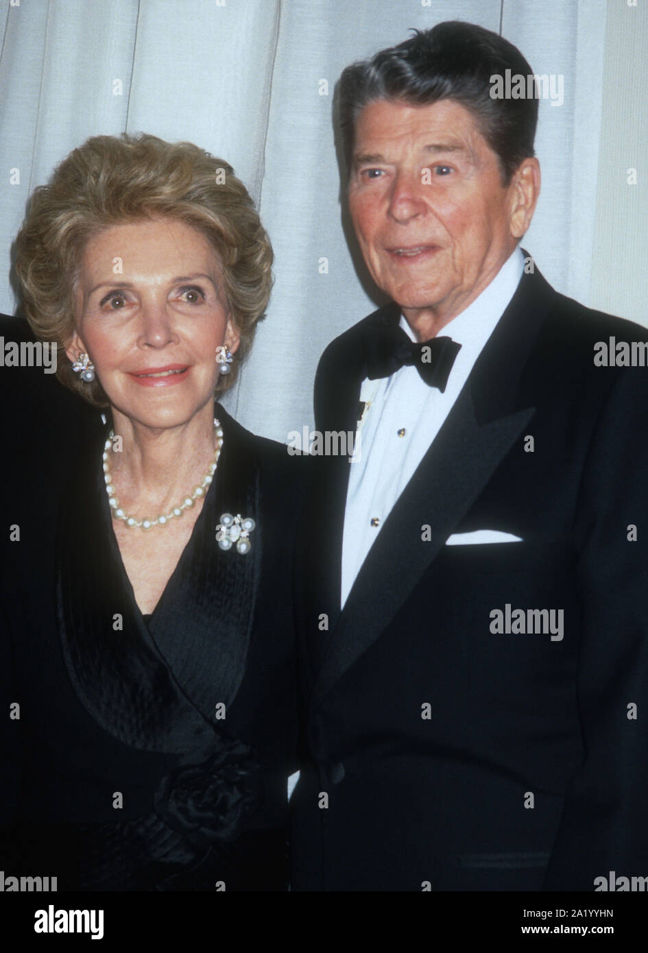 Nancy Reagan, Ronald Reagan, 1991, Photo By Michael Ferguson/PHOTOlink ...